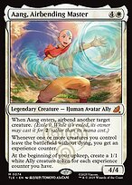 Magic the Gathering Card - Aang, Airbending Master - MTG Circle