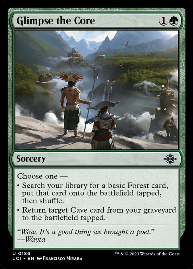 Magic the Gathering Card - Glimpse the Core - MTG Circle