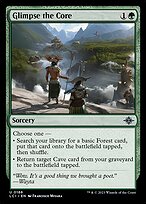Magic the Gathering Card - Glimpse the Core - MTG Circle