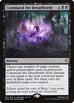 Magic the Gathering Card - Command the Dreadhorde - MTG Circle