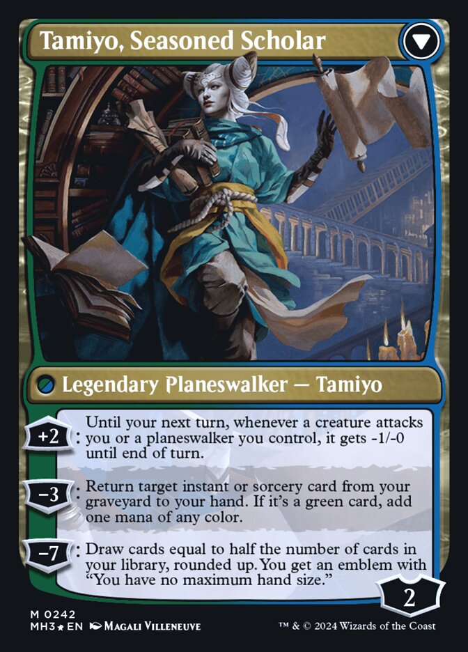 Magic the Gathering Card - Tamiyo, Seasoned Scholar - MTG Circle