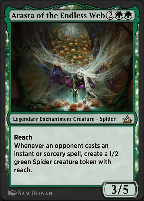 Magic the Gathering Card - Arasta of the Endless Web - MTG Circle
