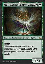 Magic the Gathering Card - Arasta of the Endless Web - MTG Circle