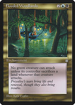 Magic the Gathering Card - Flooded Woodlands - MTG Circle