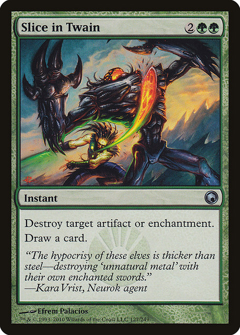 Magic the Gathering Card - Slice in Twain - MTG Circle