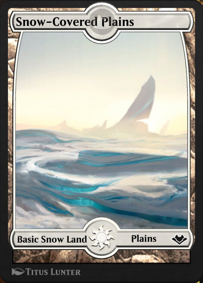 Magic the Gathering Card - Snow-Covered Plains - MTG Circle