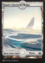 Magic the Gathering Card - Snow-Covered Plains - MTG Circle