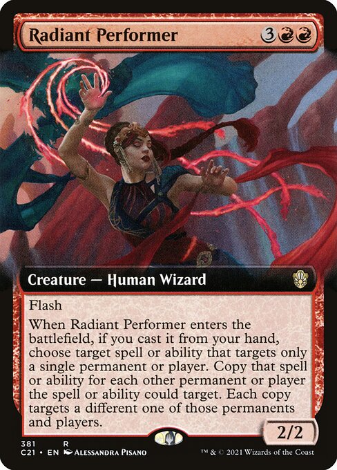 Magic the Gathering Card - Radiant Performer - MTG Circle