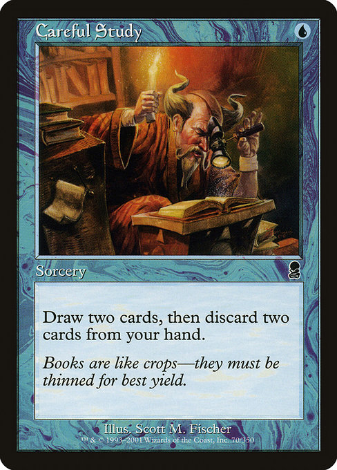 Magic the Gathering Card - Careful Study - MTG Circle