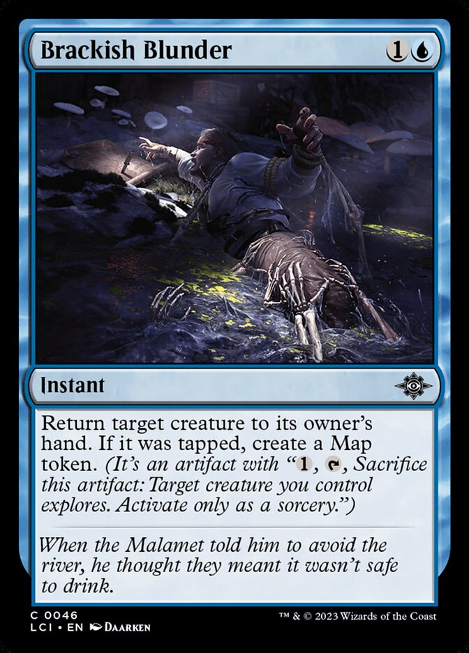 Magic the Gathering Card - Brackish Blunder - MTG Circle