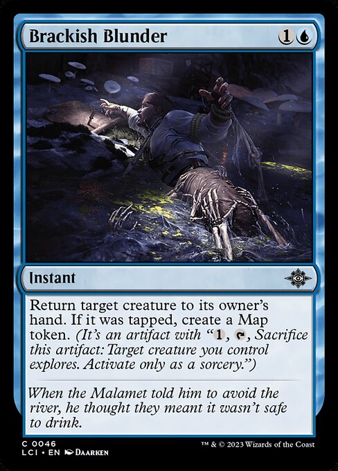 Magic the Gathering Card - Brackish Blunder - MTG Circle