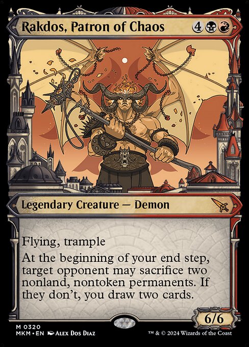 Magic the Gathering Card - Rakdos, Patron of Chaos - MTG Circle