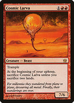 Magic the Gathering Card - Cosmic Larva - MTG Circle