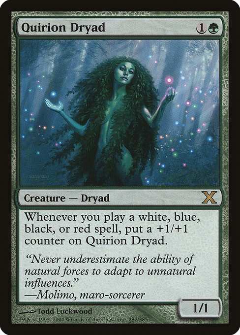 Magic the Gathering Card - Quirion Dryad - MTG Circle