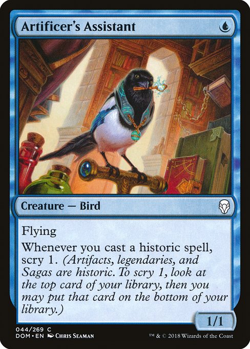 Magic the Gathering Card - Artificer's Assistant - MTG Circle