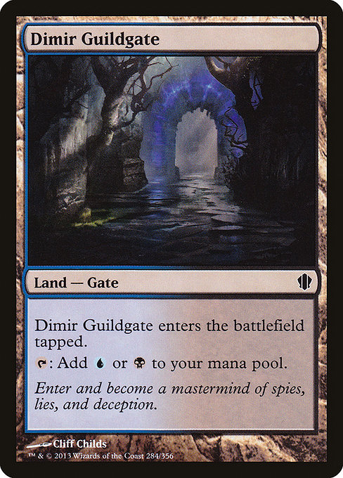 Magic the Gathering Card - Dimir Guildgate - MTG Circle