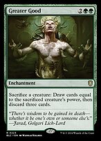 Magic the Gathering Card - Greater Good - MTG Circle
