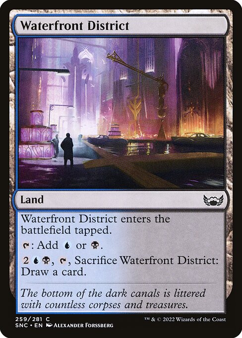 Magic the Gathering Card - Waterfront District - MTG Circle