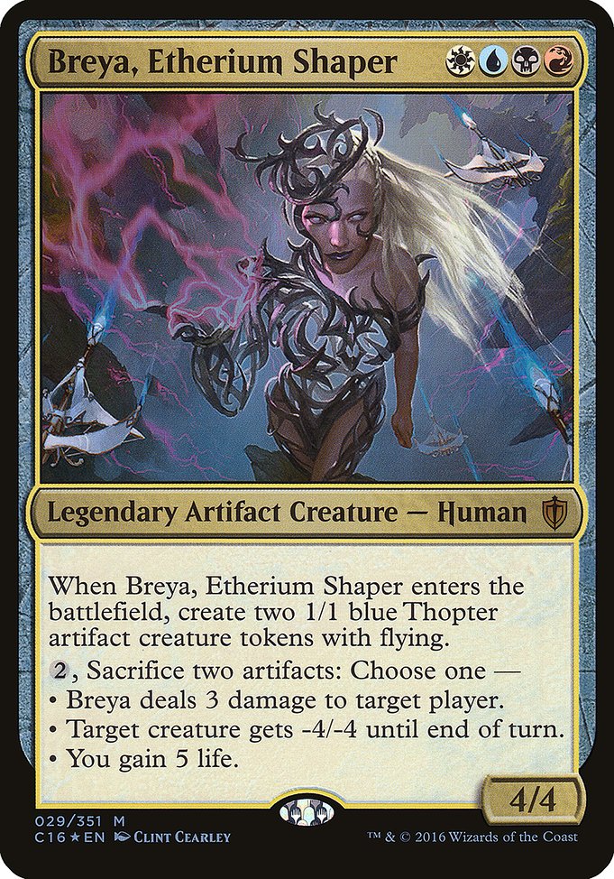 Magic the Gathering Card - Breya, Etherium Shaper - MTG Circle