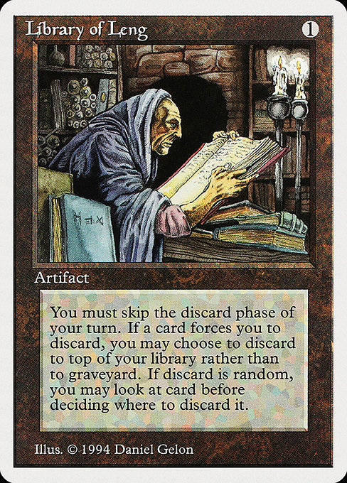 Magic the Gathering Card - Library of Leng - MTG Circle