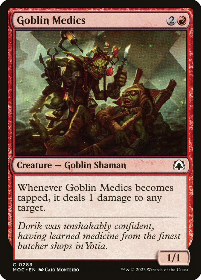 Magic the Gathering Card - Goblin Medics - MTG Circle
