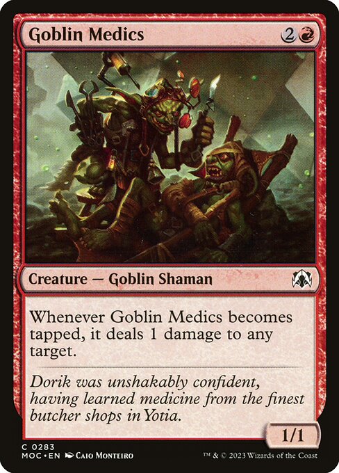 Magic the Gathering Card - Goblin Medics - MTG Circle