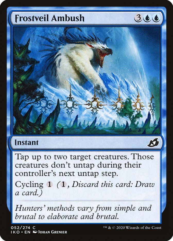 Magic the Gathering Card - Frostveil Ambush - MTG Circle