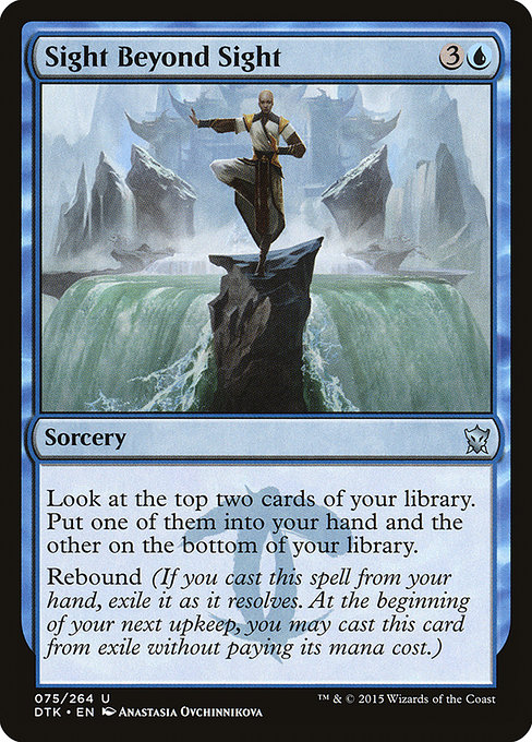 Magic the Gathering Card - Sight Beyond Sight - MTG Circle