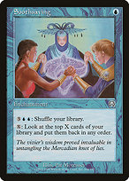 Magic the Gathering Card - Soothsaying - MTG Circle