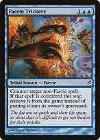 Magic the Gathering Card - Faerie Trickery - MTG Circle
