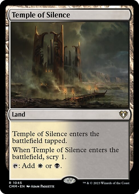 Magic the Gathering Card - Temple of Silence - MTG Circle