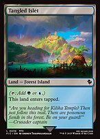 Magic the Gathering Card - Tangled Islet - MTG Circle