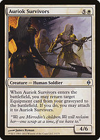 Magic the Gathering Card - Auriok Survivors - MTG Circle