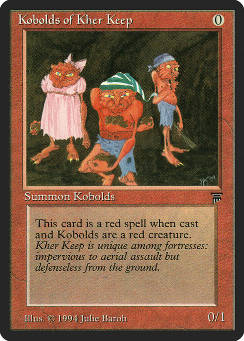 Magic the Gathering Card - Kobolds of Kher Keep - MTG Circle