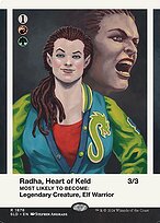 Magic the Gathering Card - Radha, Heart of Keld // Radha, Heart of Keld - MTG Circle