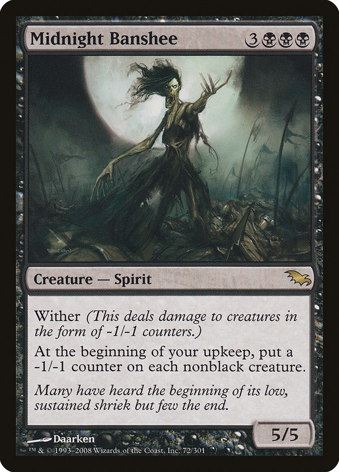 Magic the Gathering Card - Midnight Banshee - MTG Circle