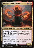 Magic the Gathering Card - Kaervek the Merciless - MTG Circle