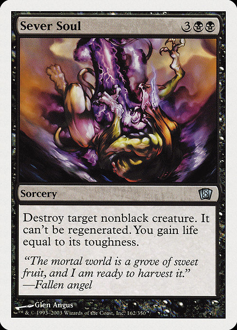 Magic the Gathering Card - Sever Soul - MTG Circle