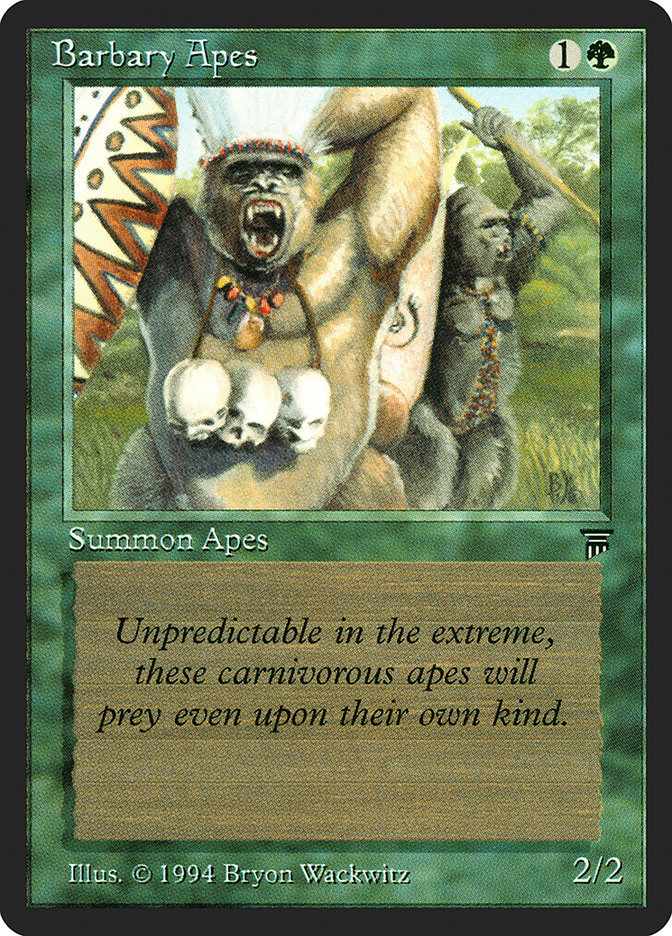 Magic the Gathering Card - Barbary Apes - MTG Circle