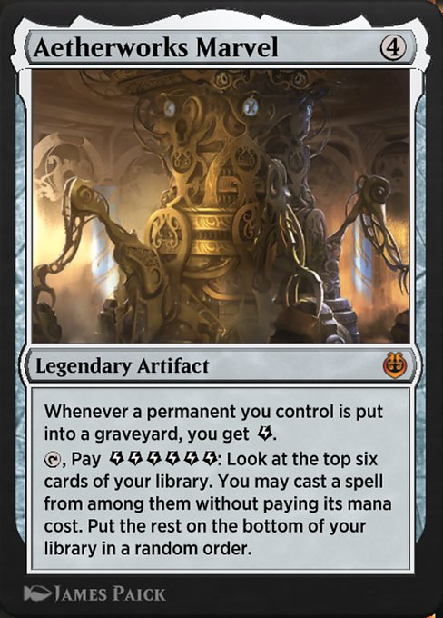 Magic the Gathering Card - Aetherworks Marvel - MTG Circle