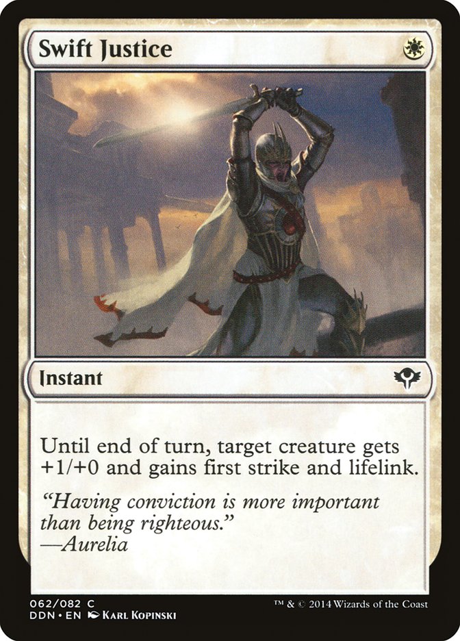 Magic the Gathering Card - Swift Justice - MTG Circle