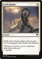 Magic the Gathering Card - Swift Justice - MTG Circle