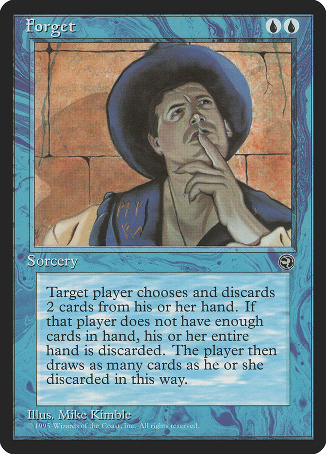 Magic the Gathering Card - Forget - MTG Circle