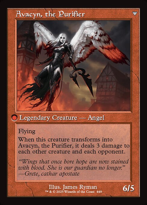 Magic the Gathering Card - Avacyn, the Purifier - MTG Circle