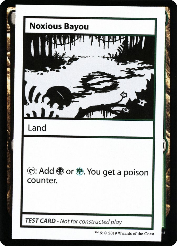 Magic the Gathering Card - Noxious Bayou - MTG Circle
