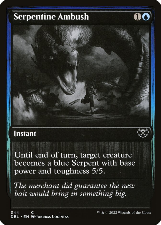 Magic the Gathering Card - Serpentine Ambush - MTG Circle
