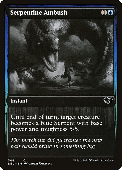 Magic the Gathering Card - Serpentine Ambush - MTG Circle