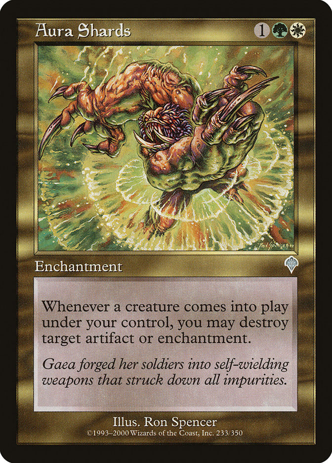 Magic the Gathering Card - Aura Shards - MTG Circle