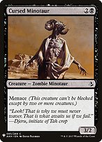 Magic the Gathering Card - Cursed Minotaur - MTG Circle
