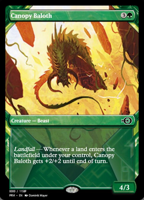 Magic the Gathering Card - Canopy Baloth - MTG Circle